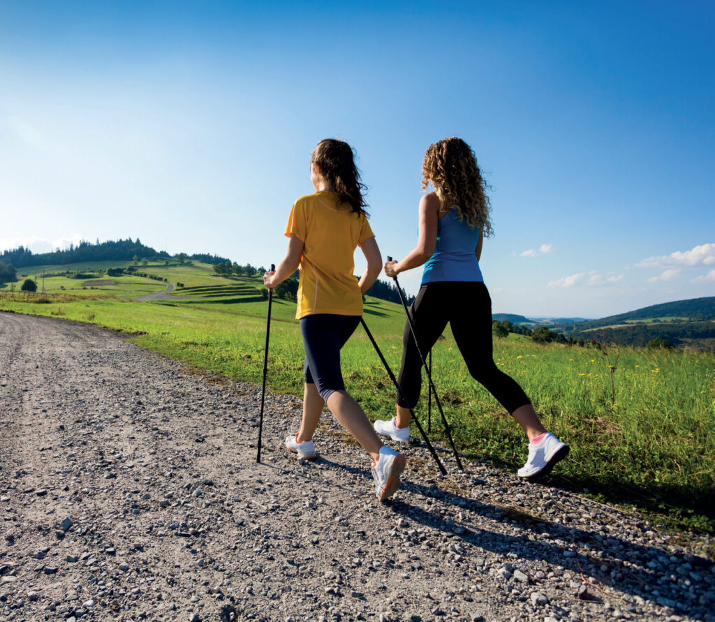 Illustration aus der Printausgabe: Walking auf den Westallgäuer Wasserwegen