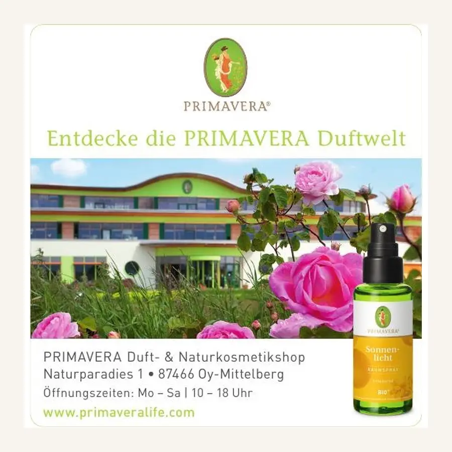 PRIMAVERA LIFE – Anzeige
